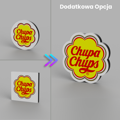 Neony LED lightbox z Twoją grafiką prostokątny różne rozmiary