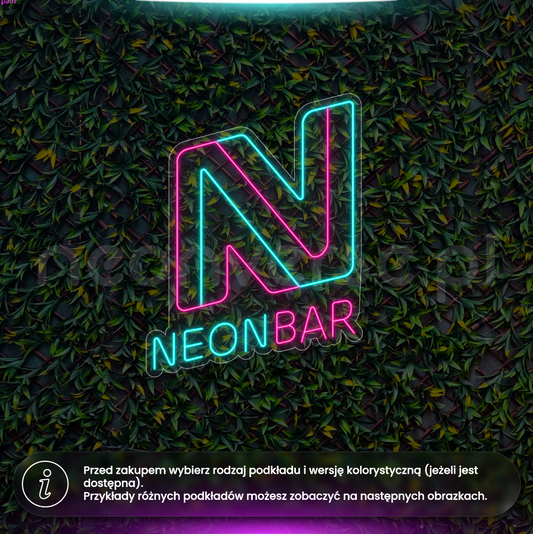 Neon Bar okrąg