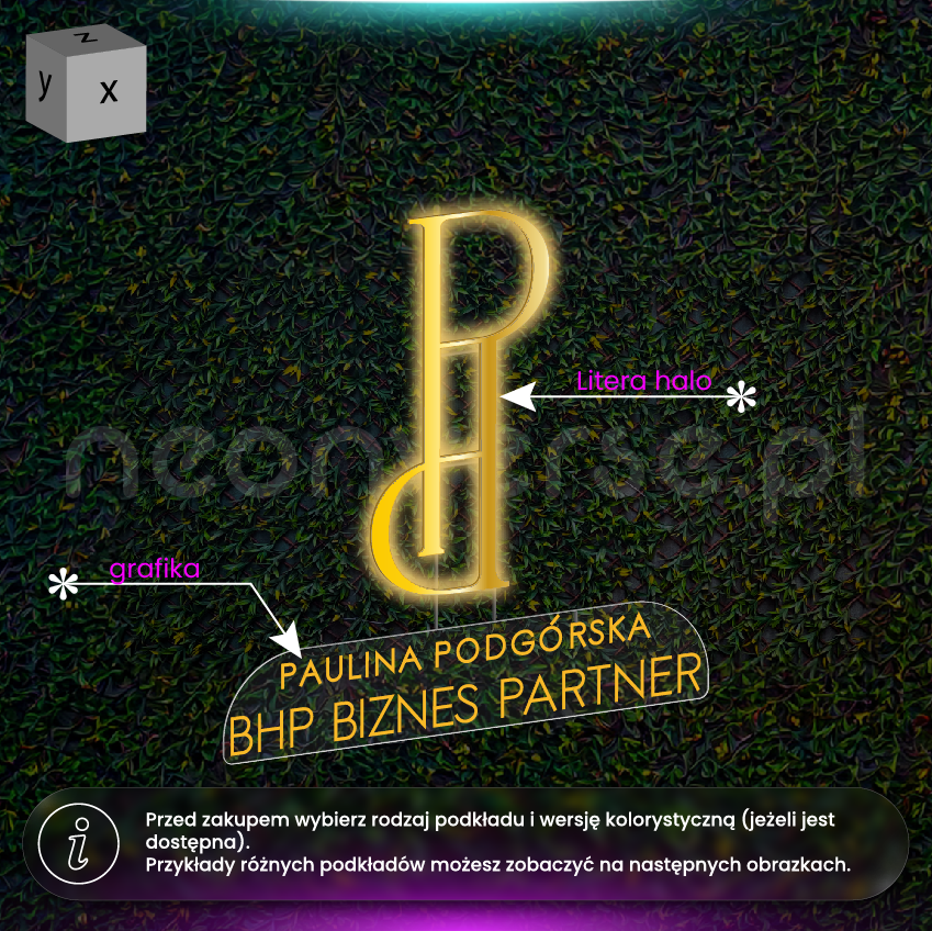 BHP BIZNES PARTNER - symbol HALO + wyklejenie