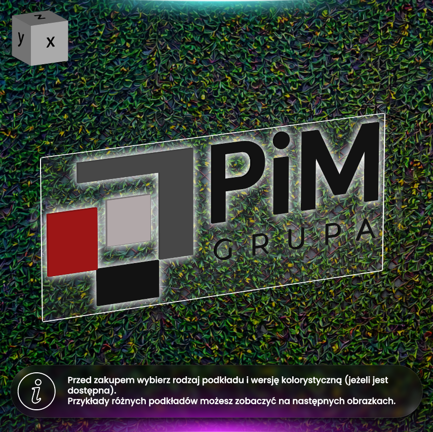 PIM - litery halo (3 warianty)