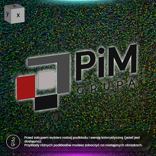 PIM - litery halo (3 warianty)
