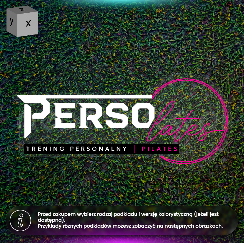 Persolates - szyld LED (wersja 2)