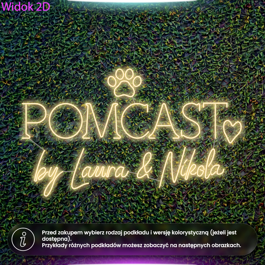 Pomcast - neon LED