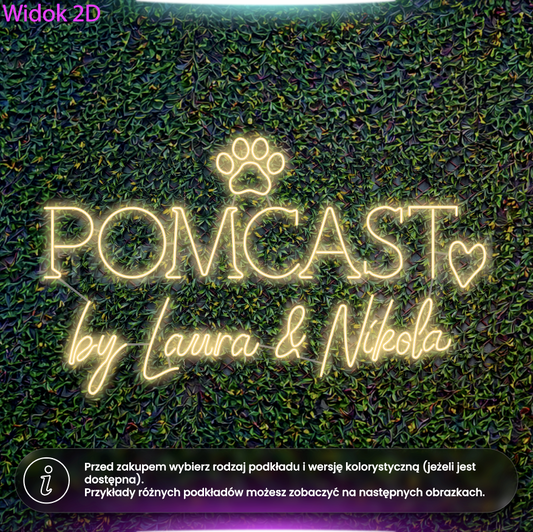Pomcast - neon LED