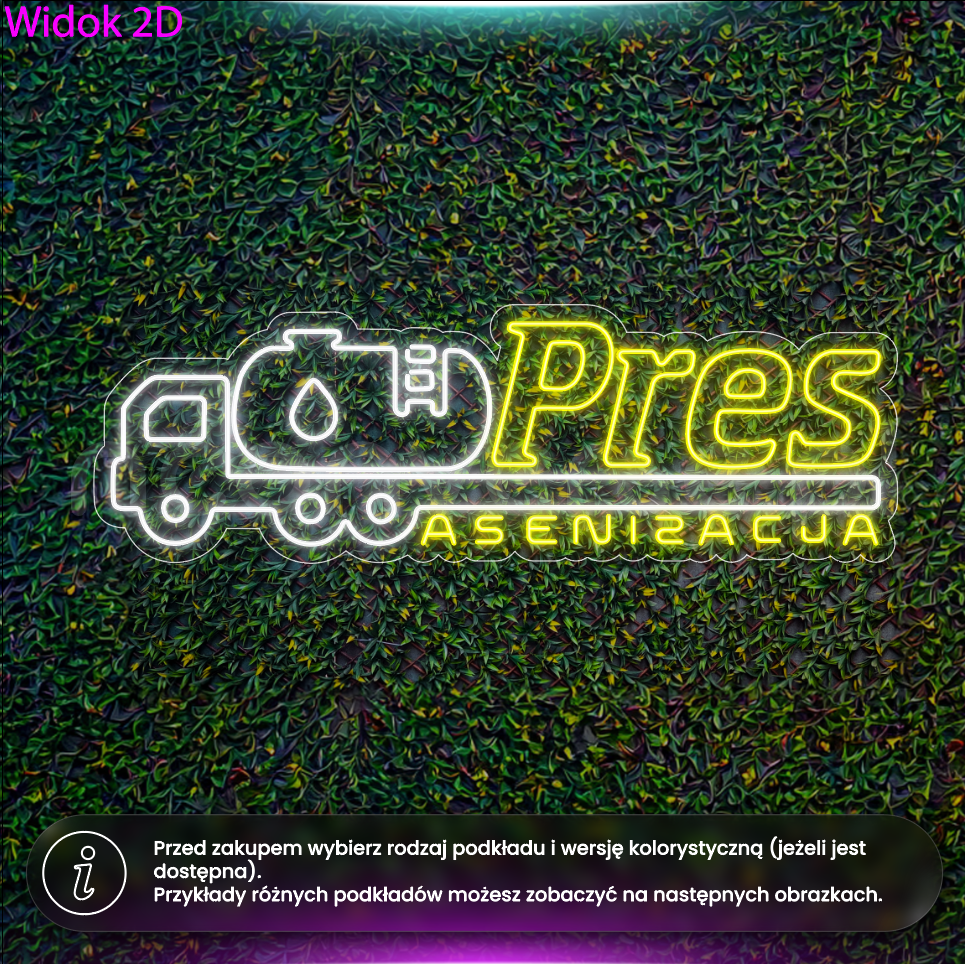 Pres - neon LED