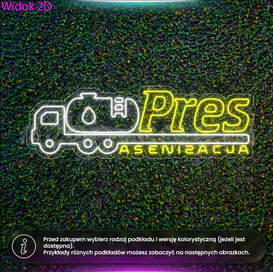 Pres - neon LED
