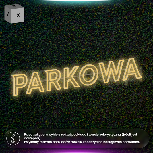 Parkowa - neon LED