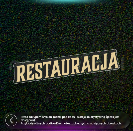 Restauracja z przygotowaniem do używania na zewnątrz