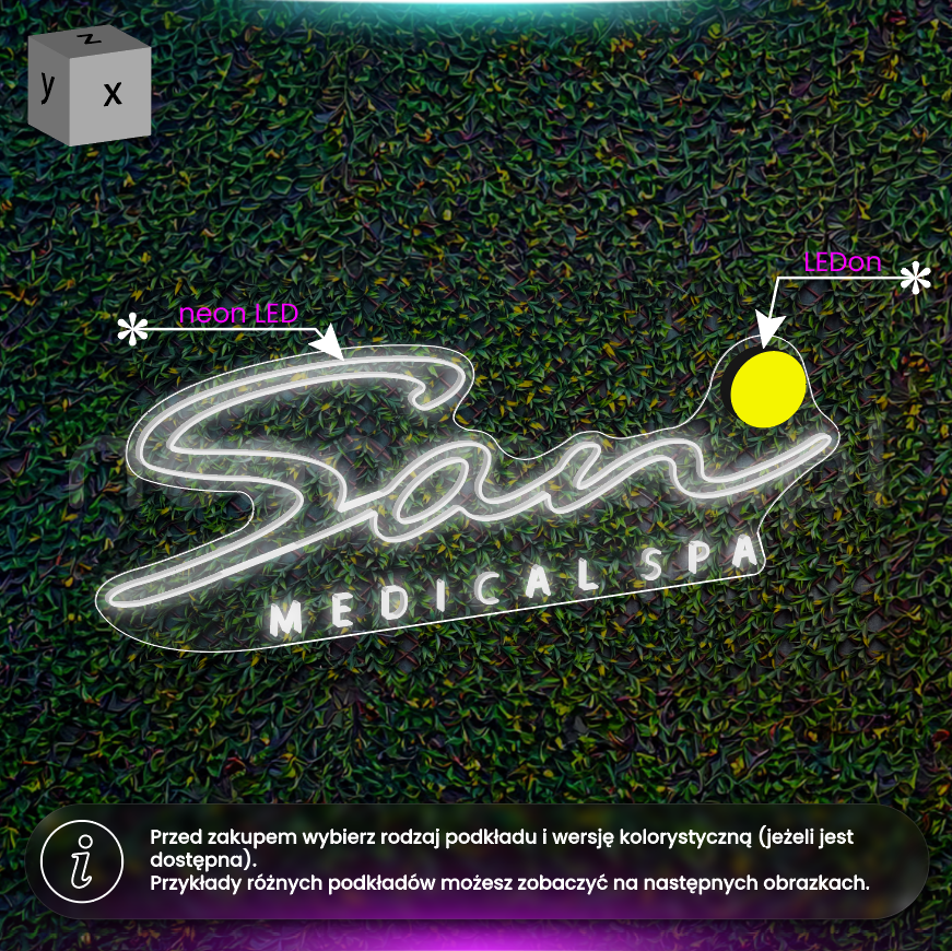San medical spa - neon LED