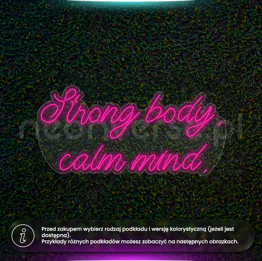 Strong Body Calm Mind