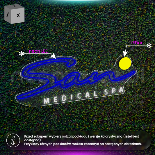 San medical spa - neon LED