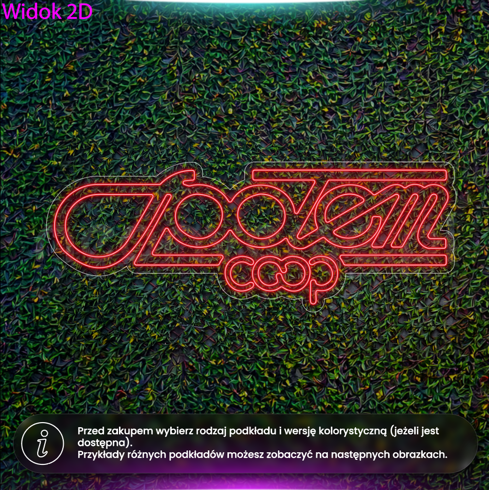 Społem - neon LED
