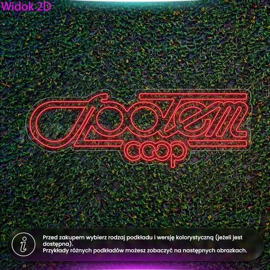 Społem - neon LED