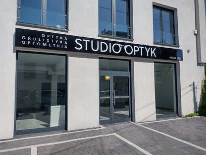 Kaseton reklamowy z dibondu - różne warianty