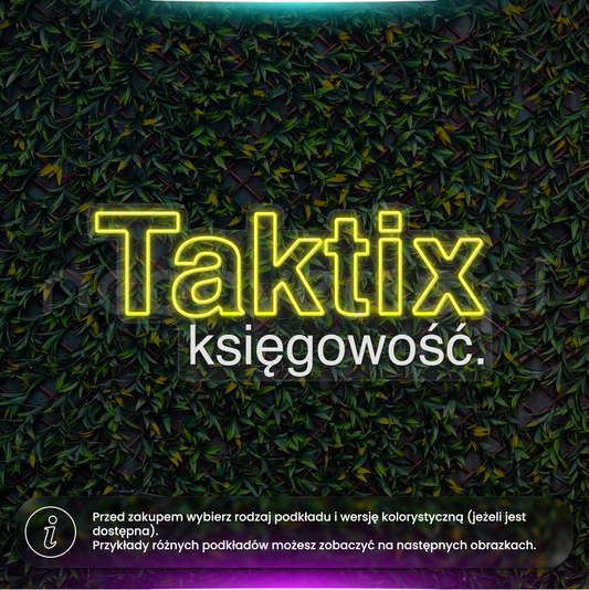 Taktix Księgowość inna czcionka