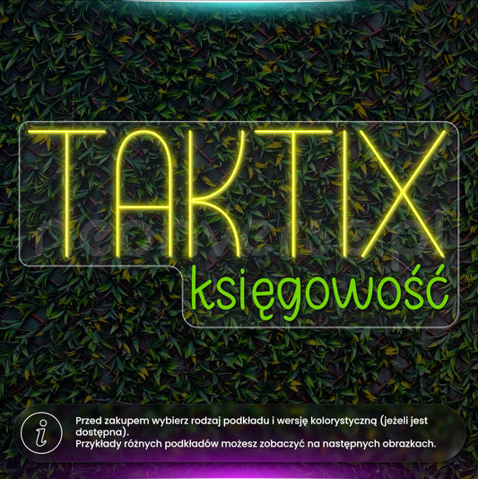 Taktix Księgowość inna czcionka