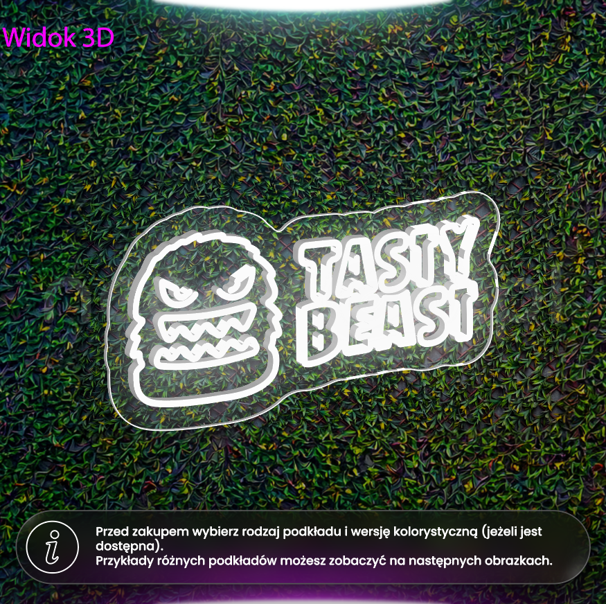 Tasty Beast - neon LED