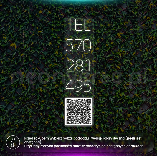 Telefon + kod QR (Rohe)
