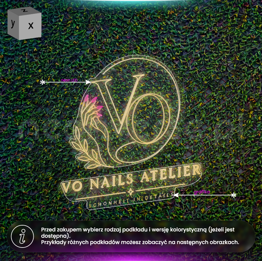Vo Nails Atelier - neon LED