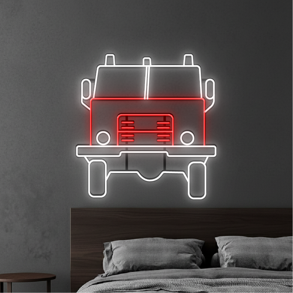 Wóz strażacki - neon LED