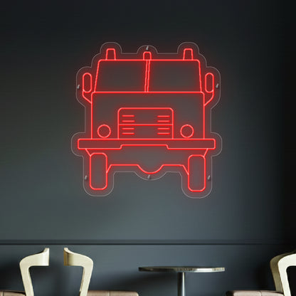 Wóz strażacki - neon LED