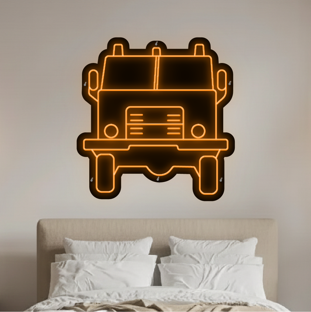 Wóz strażacki - neon LED