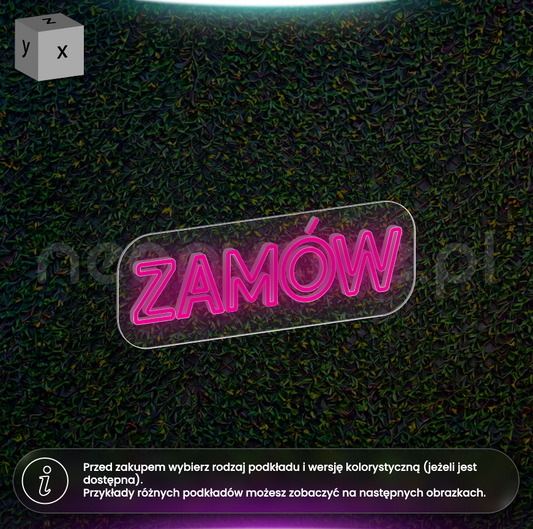 Zamów - neon LED