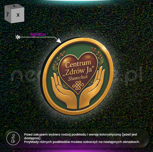 Logo 3D "Zdrów Ja"