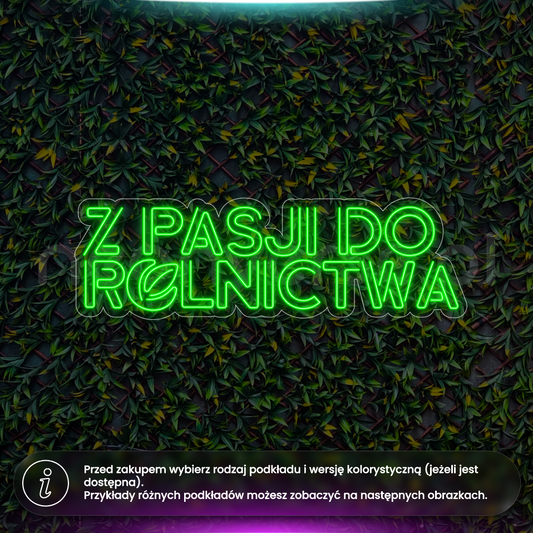 Z pasji do rolnictwa